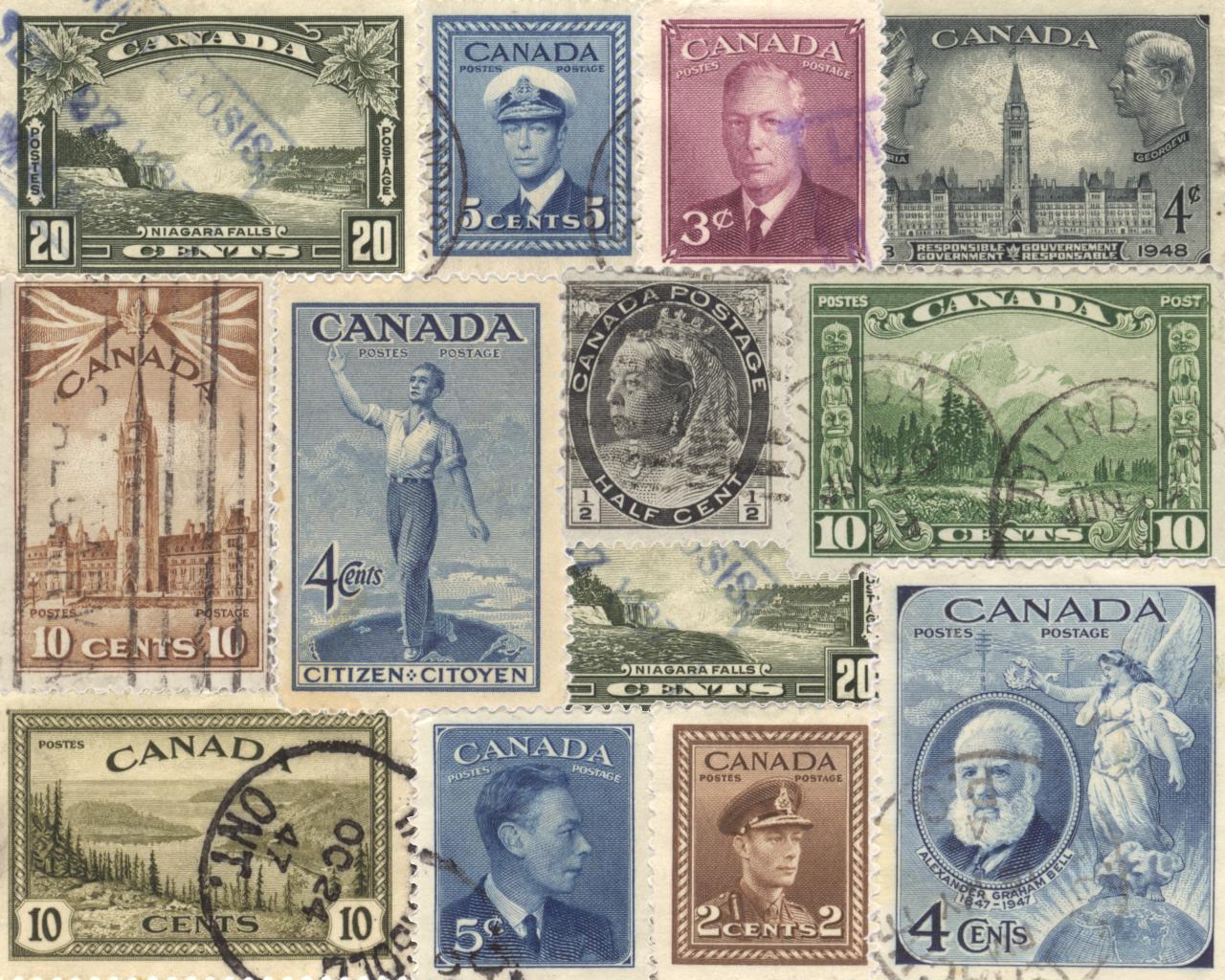 Vintage Postal Stamps 5